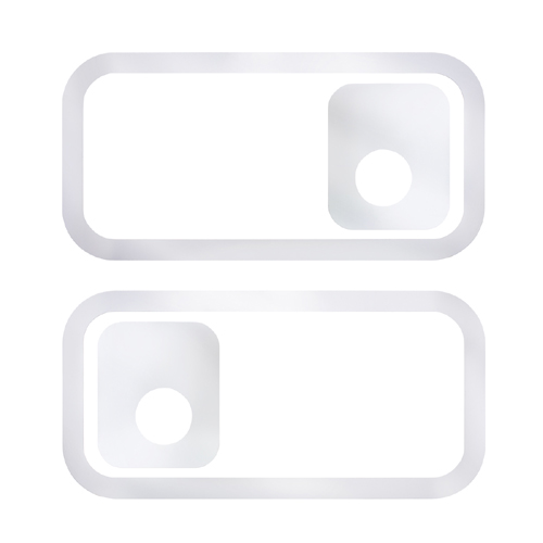 United Pacific Volvo Stainless Door Handle Trim