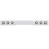 United Pacific Chrome 1 Piece Rear Light Bar With Six 4" Light Cutouts - 30237