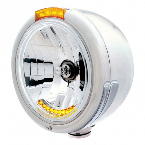 United Pacific Auto Universal Classic Half-Moon Headlight