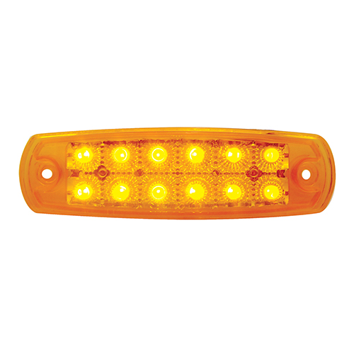United Pacific Universal 12 Led Reflector Rectangular Clearance/Marker Light