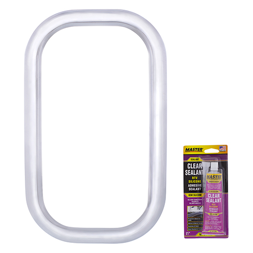 United Pacific Freightliner Chrome Exterior View Window