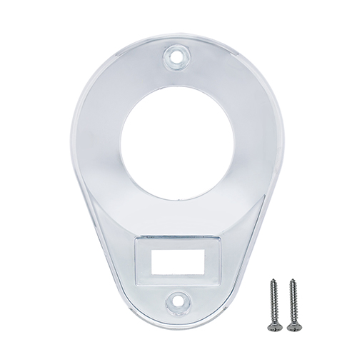 United Pacific Kenworth Chrome Plastic Teardrop Style Dome Light Cover