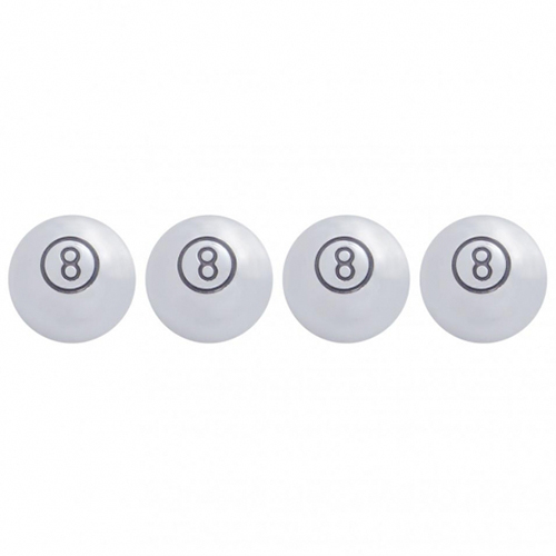 United Pacific Auto Universal Chrome Large "8" Ball