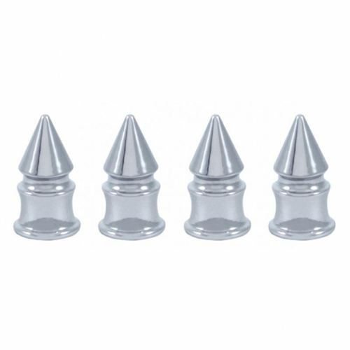 United Pacific Auto Universal Chrome Spike Valve Caps
