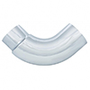 United Pacific Chrome 90 Degree Exhaust Elbow, Reduce 7" O.D. To 5" O.D. - 16" X 16" - E390-75-1616