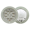 Vehicle Safety Manufacturing Led 4" Red 10 Diode Auxiliary Lamp with Clear Lens - 4467RC