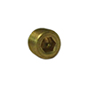 Velvac Csunk Hex Plug, Brass, 3/4 Nptf - 017110