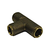 Velvac Union Tee, Psh-Lk, Brs, 3/8 Tube - 017921