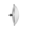 Velvac 8-1/2 Wide View Convex White - 708450