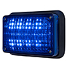 Whelen 400 Series Single Level Super-LED Light, SYNC, Blue LED, Blue Lens - 40B02ZBR