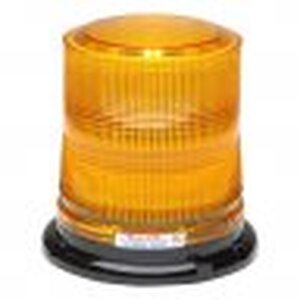 Whelen L21 Series Super-LED Encapsulated Beacon, Perm/Pipe/"J" Hook Mount, High Dome, Amber L21HAP