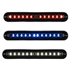Whelen Mega T-Series Super-LED Lighthead, 73 Flash Patterns with Steady-Burn, Red/Amber/White LED, Smoked Lens - PSKC3FXR