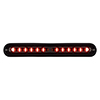 Whelen Mega T-Series Super-LED Lighthead, 25 Flash Patterns with Steady-Burn, Red LED, Smoked Lens - PSR01FXR