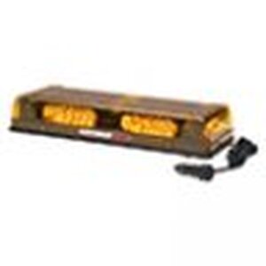 Whelen Mini Lightbar, Linear Super-LED, Permanent (1/2 Amber, 1/2 White) R2LPPF