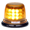 Whelen Rota-Beam Super-LED R416 Series Beacon, Two-Color, Split Front/Rear, Flat Mount, Amber/Blue - R416ABF