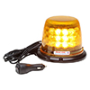 Whelen Rota-Beam Super-LED R416 Series Beacon, Two-Color, Split Front/Rear, Magnetic/Suction Mount, Red/Blue - R416RBV