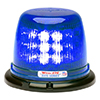Whelen Rota-Beam Super-LED R416 Series Beacon, Flat Mount, Blue - R416BF