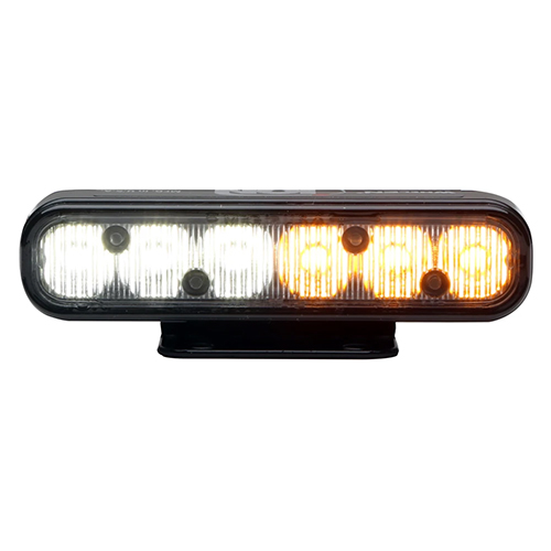 Whelen ION Wide Angle Series SOLO/Split-Color Super-LED Lighthead, Universal Mount, Black Housing - WION